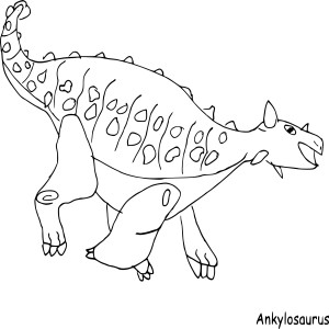 Ankylosaure dessin