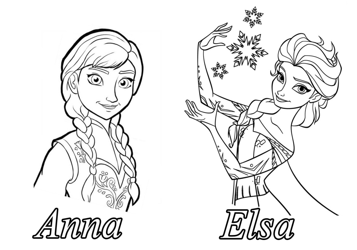 Anna et Elsa Disney