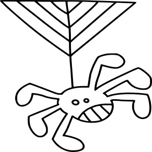 Araignée facile dessin