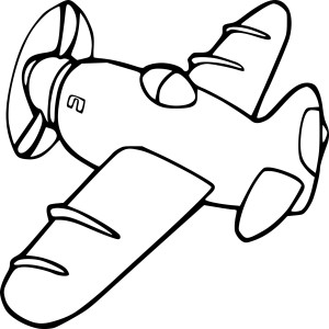 Avion facile dessin