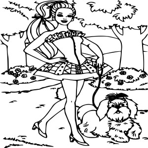 Barbie et son chien