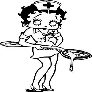 Betty Boop infirmière