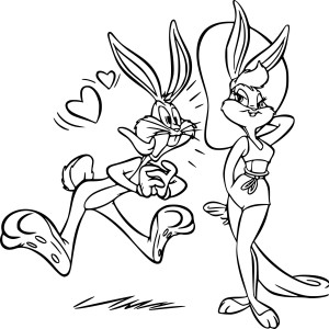 Bugs Bunny et Lola Bunny