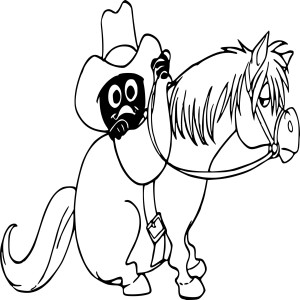 Calimero et son cheval