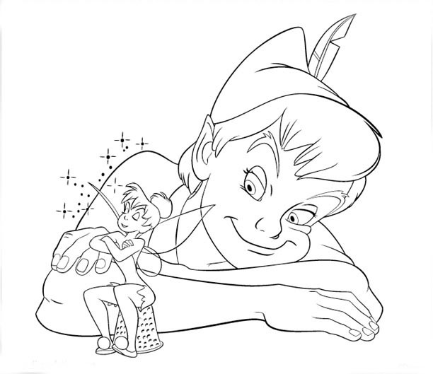 Clochette et Peter Pan