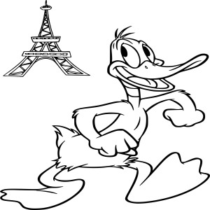 Daffy Duck à Paris