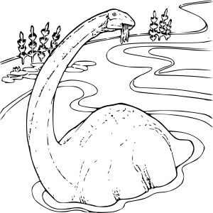 Dinosaure marin dessin