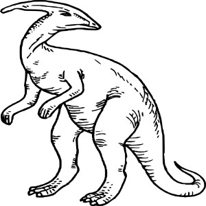 Dinosaure Parasaurolophus