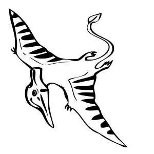 Dinosaure pteranodon