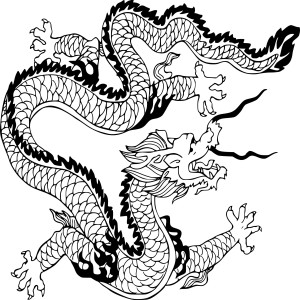 Dragon chinois dessin