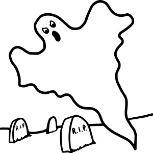 Fantôme Halloween dessin