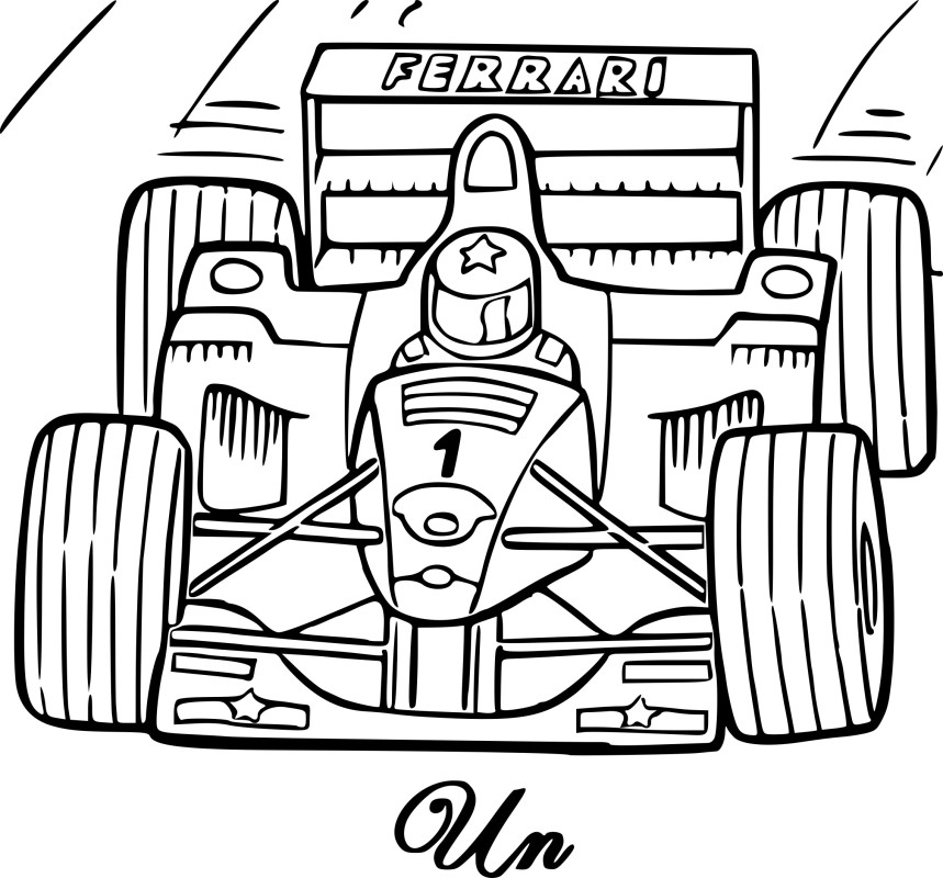Formule 1 dessin