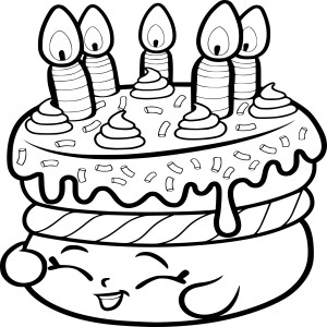 Gâteau anniversaire Shopkins