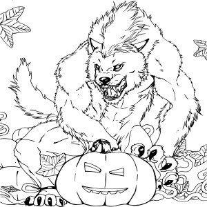 Halloween loup-garou