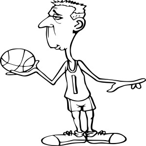 Joueur de Basketball