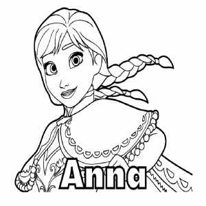 La reine des neiges Anna