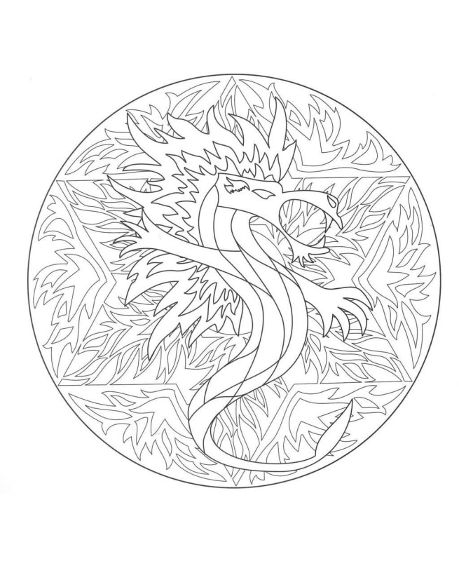 Mandala dragon