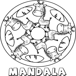 Mandala girafe