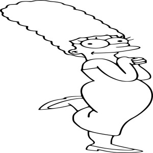 Marge Simpson dessin