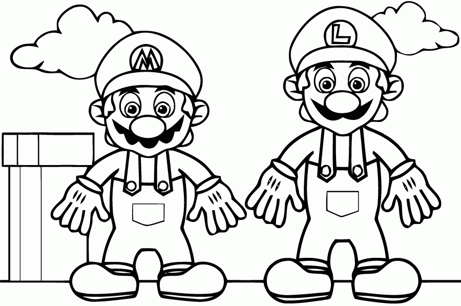 Mario et Luigi dessin