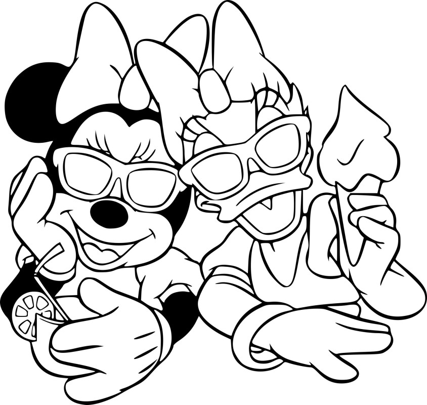 Minnie Mouse et Daisy Duck