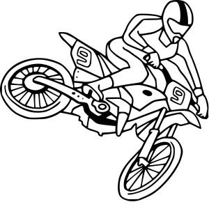 Moto Cross dessin
