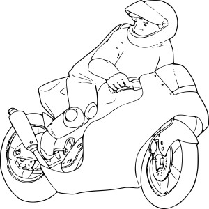 Motocyclette dessin