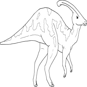 Parasaurolophus dessin