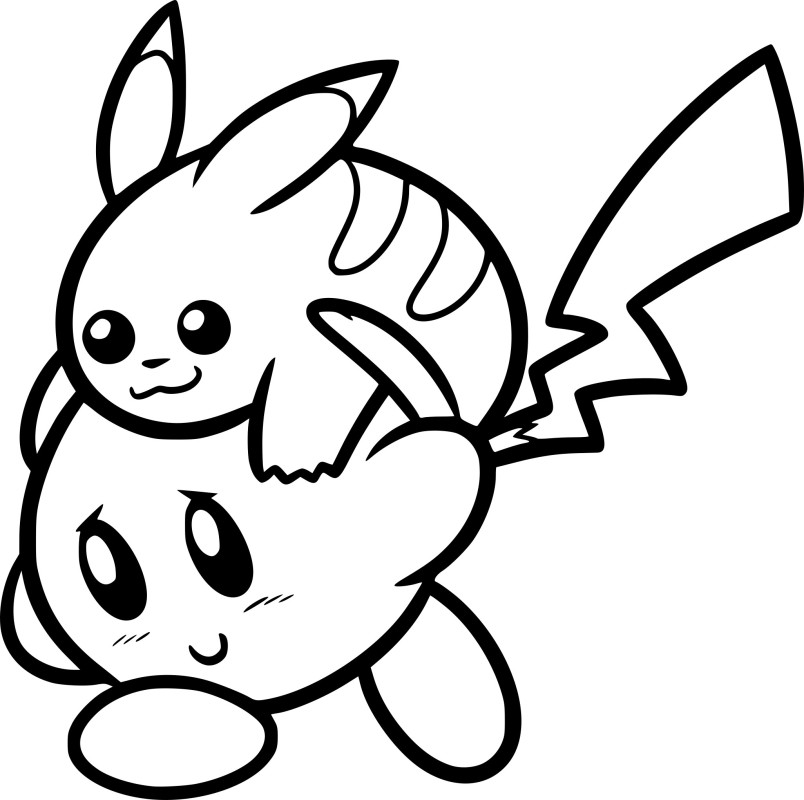 Pikachu et Kirby