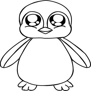 Pingouin mignon dessin