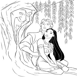 Pocahontas amoureuse
