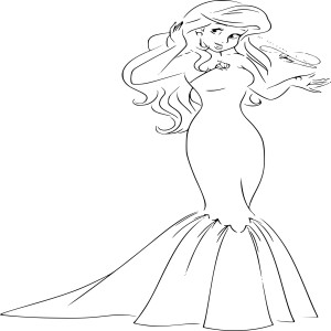Princesse Ariel dessin