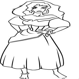 Princesse Esmeralda dessin