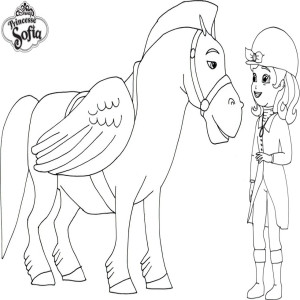 Princesse Sofia cheval