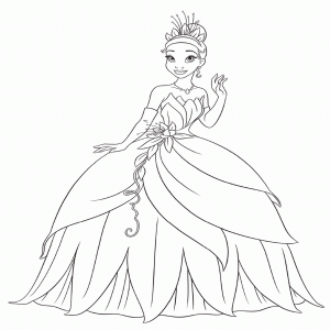 Princesse Tiana dessin