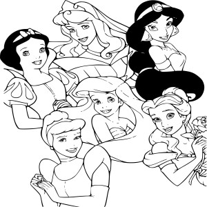 Princesses Disney dessin