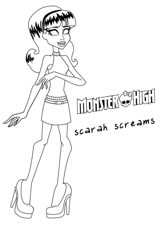 Scarah screams Monster High