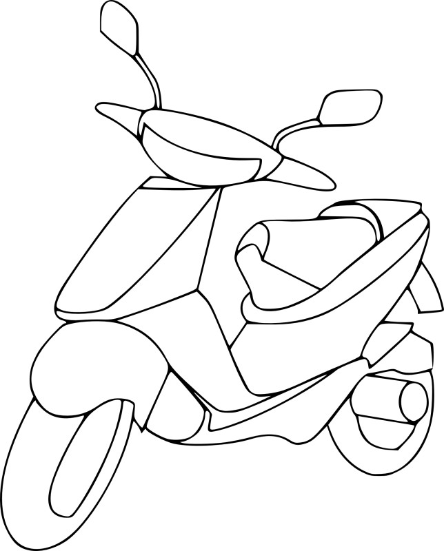 Scooter dessin