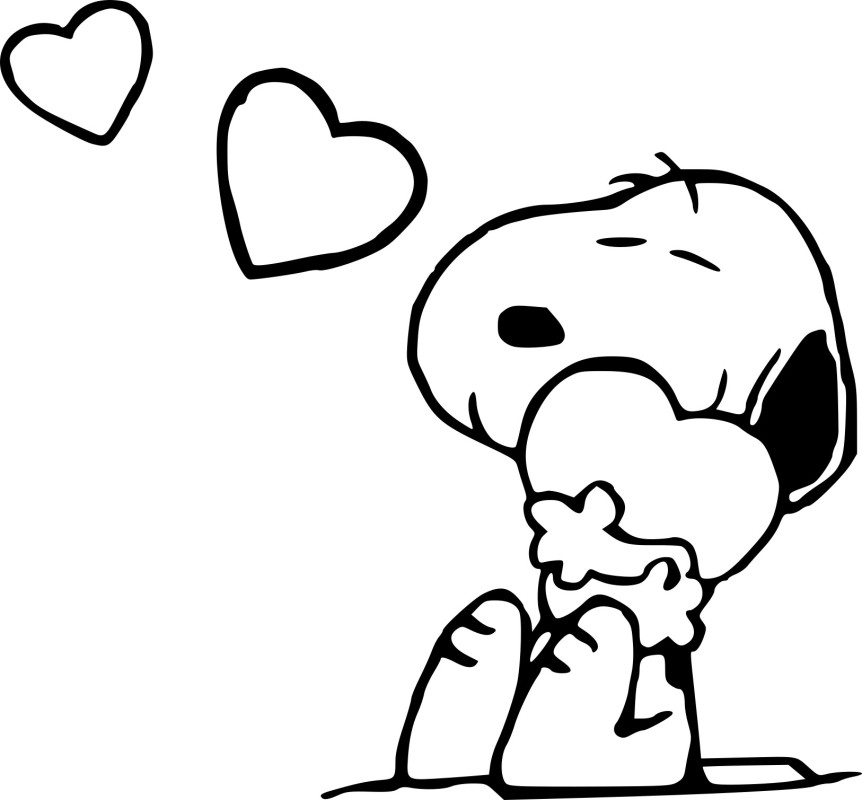 Snoopy amoureux
