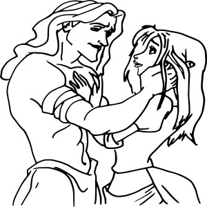 Tarzan et Jane amoureux