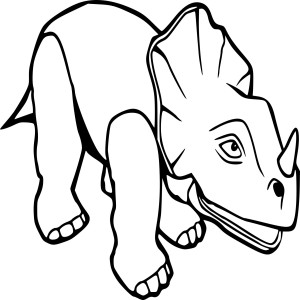 Tricératops dessin