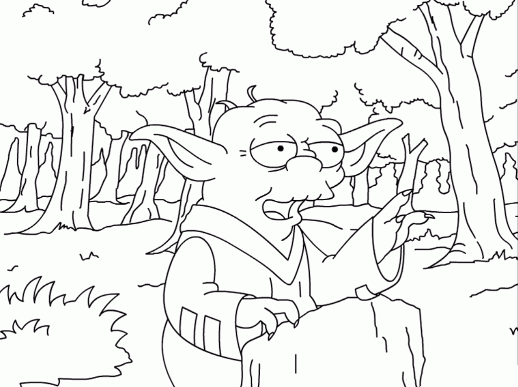 Yoda dans Simpson
