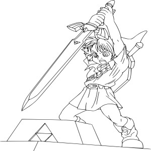 Zelda et son épée