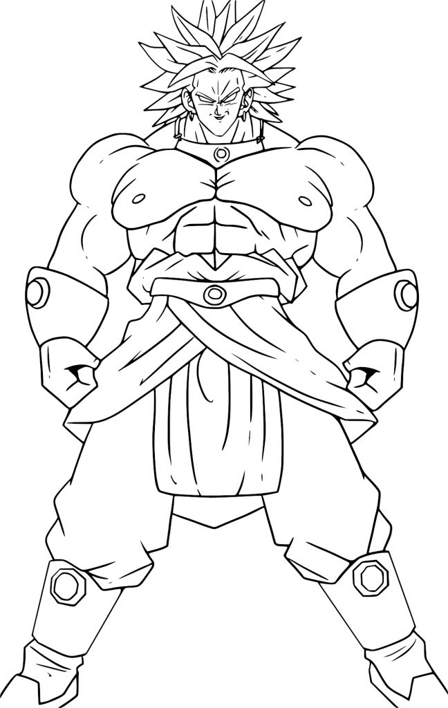 Coloriage Broly DBZ