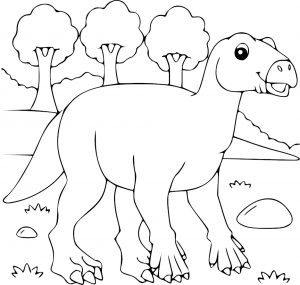 Iguanodon dinosaure