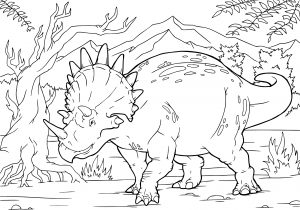 Torosaurus dinosaure