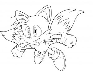 Tails jeune renard dans Sonic